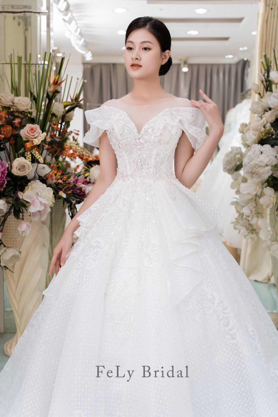 Chi tiết hơn 53 về trễ vai váy cưới hay nhất  Du học Akina