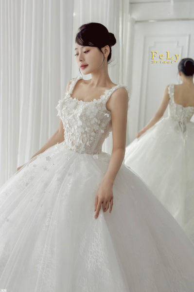 vay cuoi son ye jin fely bridal