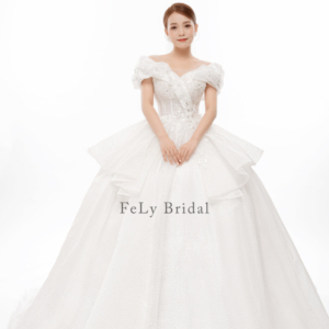 Váy Cưới Độn Vai Xòe Bồng - Vẻ Đẹp Vượt Thời Gian