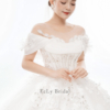 Váy Cưới Hoa Trễ Vai – Đắm Chìm Lãng Mạn Từ Fely Bridal