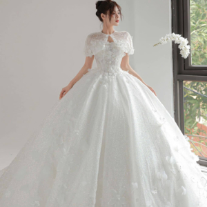 Váy cúp ngực đính hoa tinh tế
