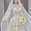 Váy cưới dài tay ren gân cao cấp Váy cưới dài tay ren gân cao cấp