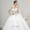 Váy cưới công chúa đính hoa 3D