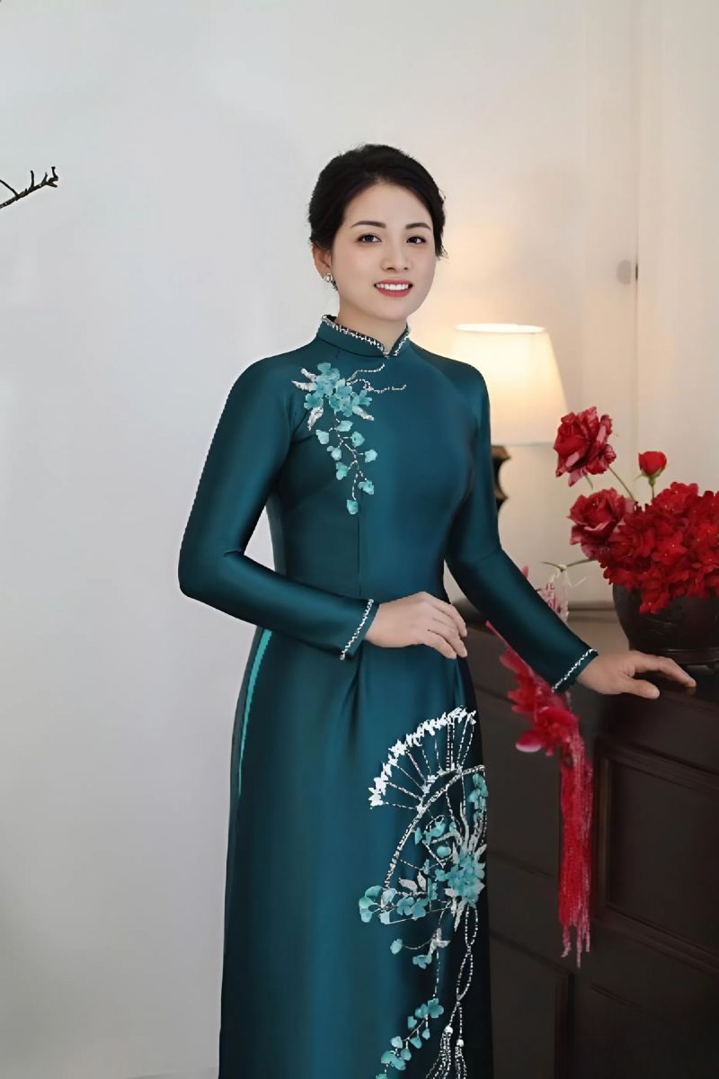 ao dai cuoi me chong 4
