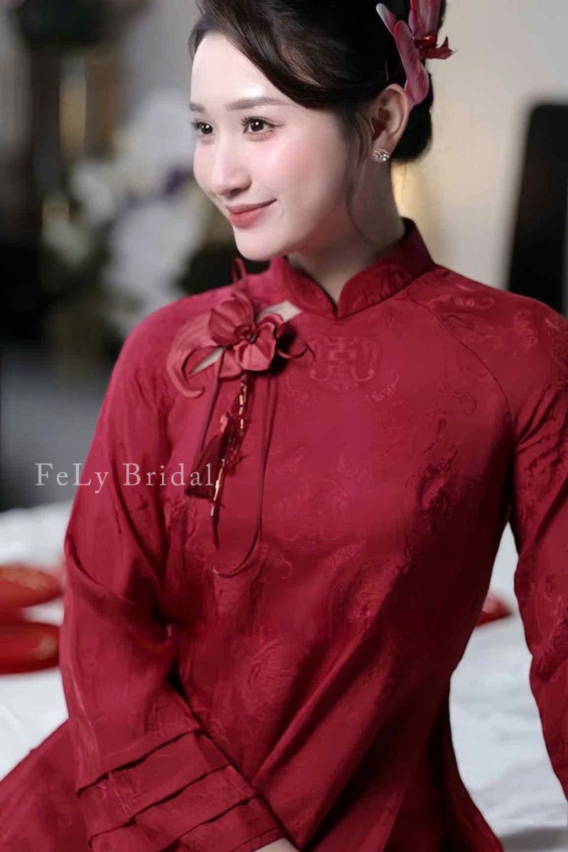 ao dai gam det chim dinh hoa 3d (2)