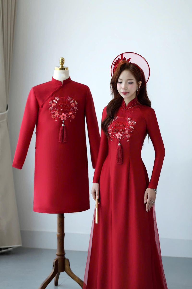 kieu toc co dau mac ao dai 7