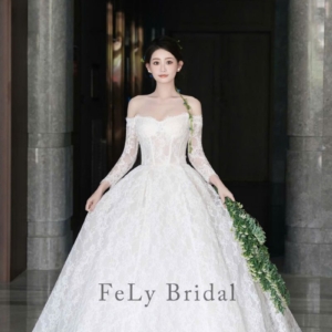 vay cuoi chu a dai tay ren trang tre vai (3)