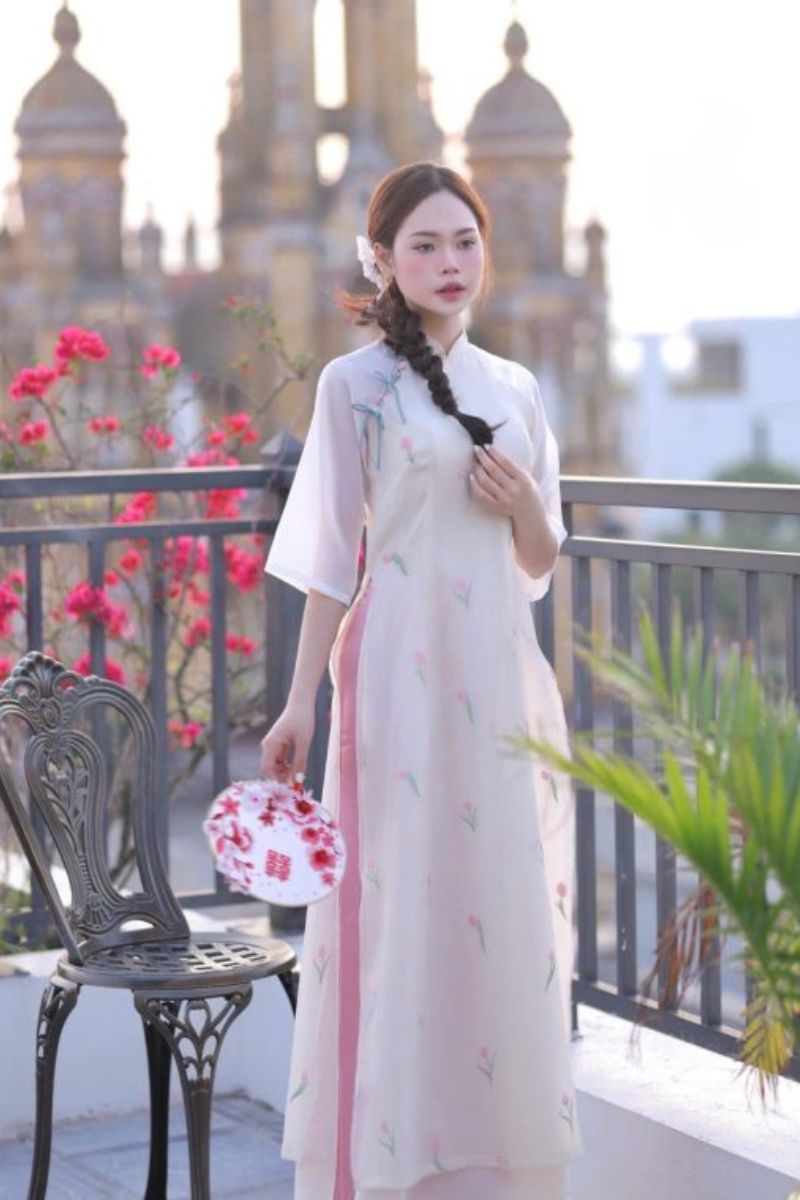 ao dai di an cuoi 5