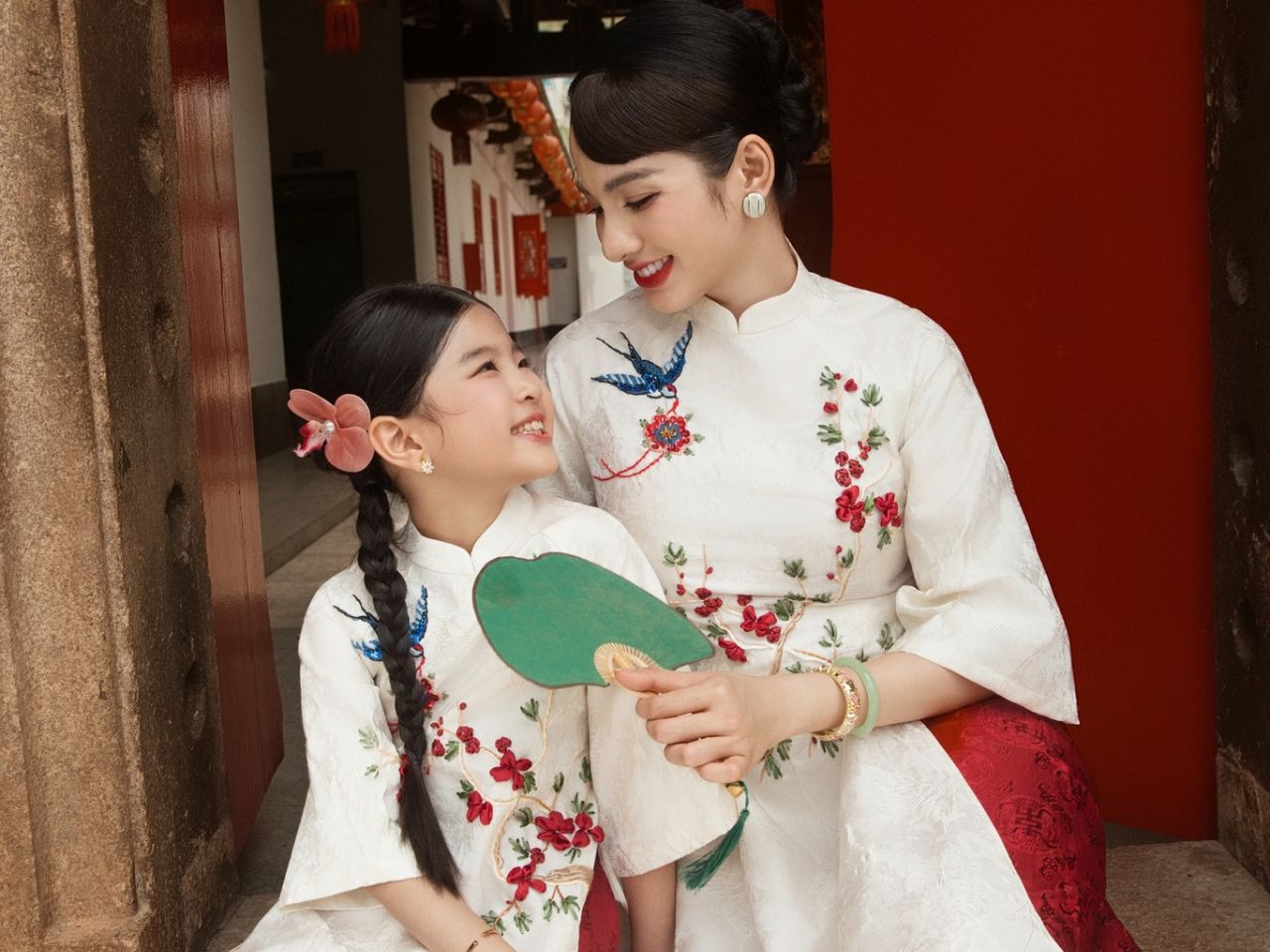 Top 20 Mẫu Áo Dài Mẹ Và Bé Hot Nhất Hiện Nay