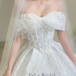 Váy Công Chúa Bạch Nguyệt Corset