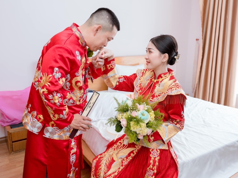 chup hinh cuoi ao khoa 9