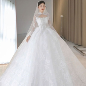 Váy Công Chúa Nguyệt Bạch Thanh Tâm