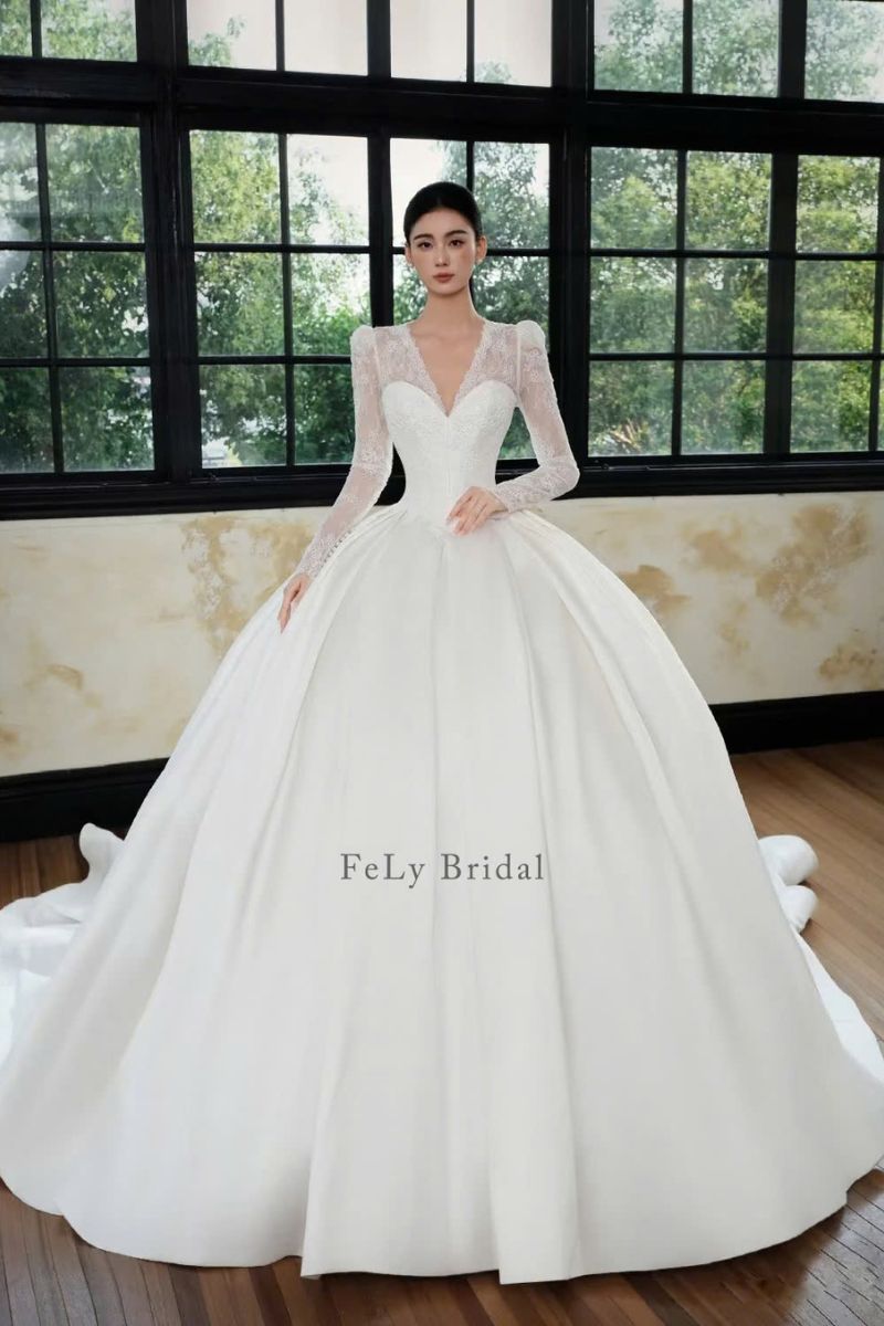 Váy Công Chúa Sương Mai Vương Khuyết