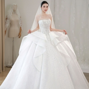 Váy Cưới Công Chúa Tinh Vân Lộng Lẫy