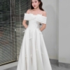 Váy Cưới Thanh Lịch Nơ Nhẹ Sương Mai