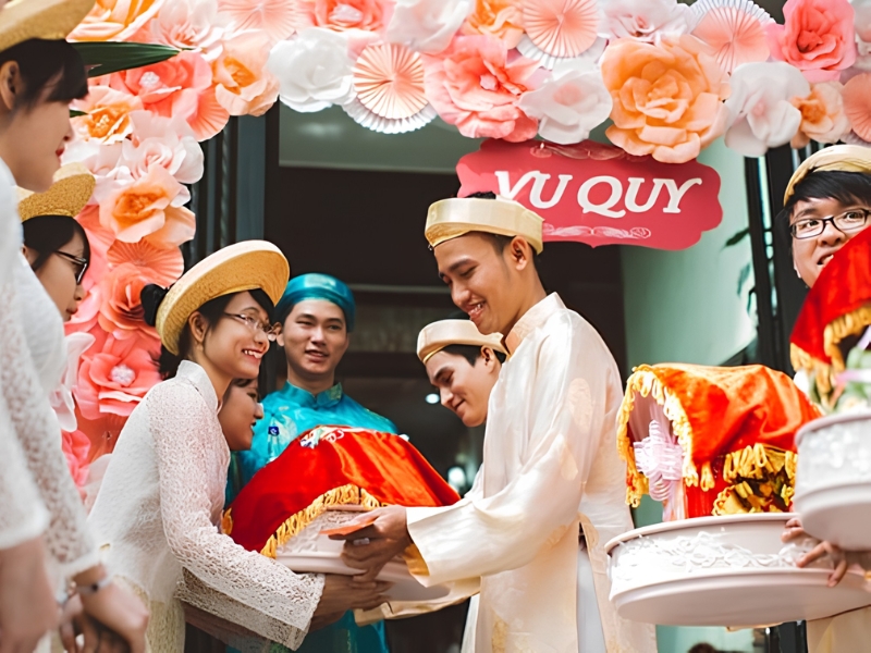co dau mang kim ve nha chong 4