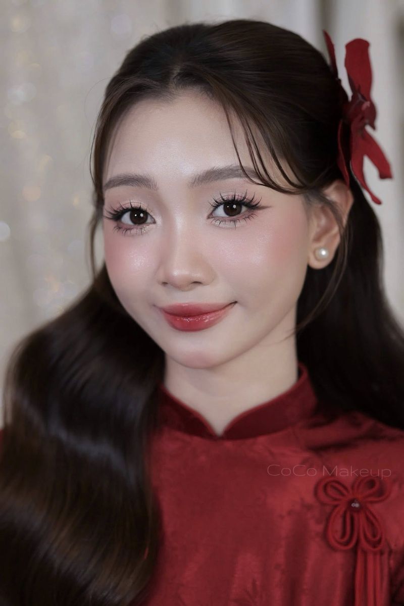 makeup co dau tai nha 5