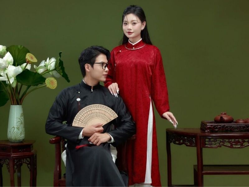 may ao dai cuoi 1