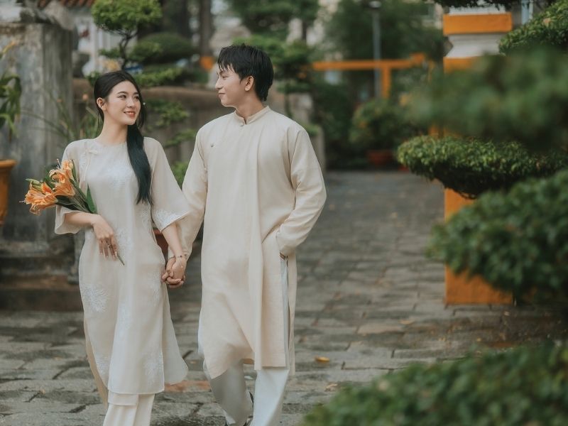 may ao dai cuoi 2