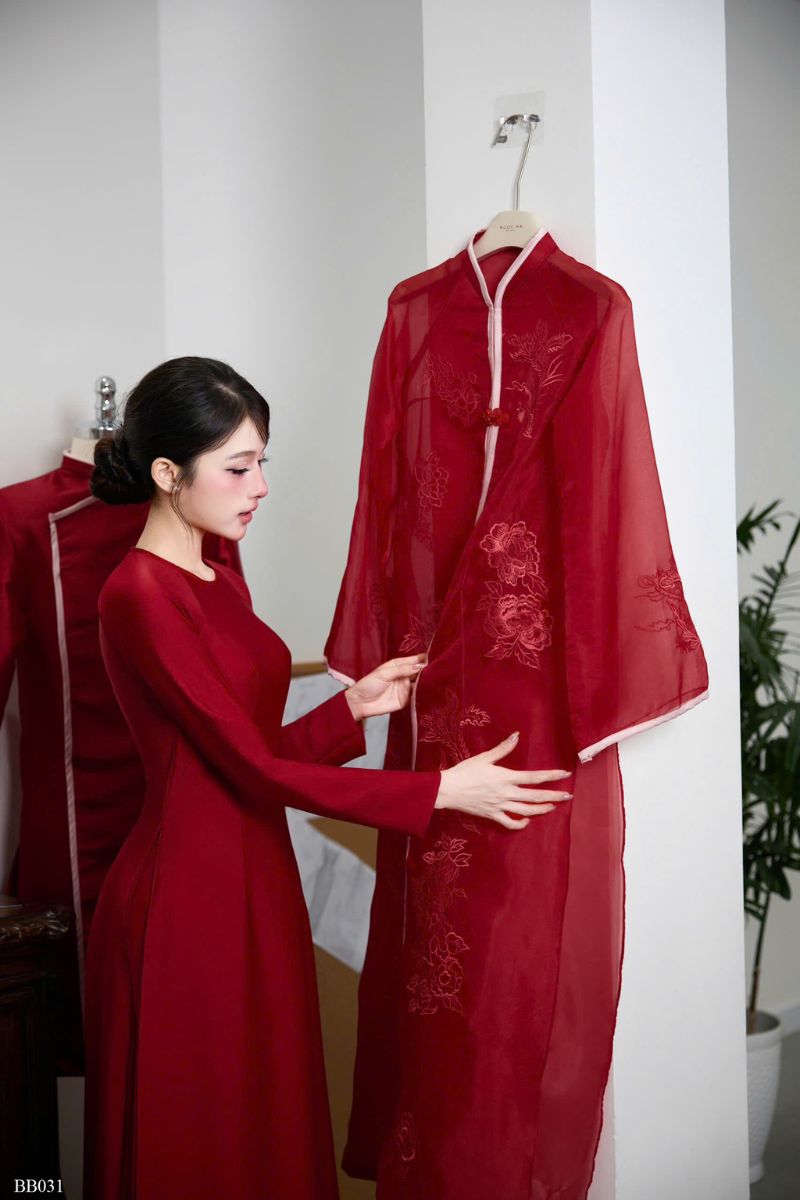 ao dai cuoi hong loan sac son 2