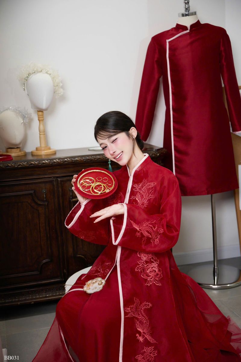 ao dai cuoi hong loan sac son 4