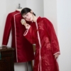 Áo Dài Cưới Hồng Loan Sắc Son