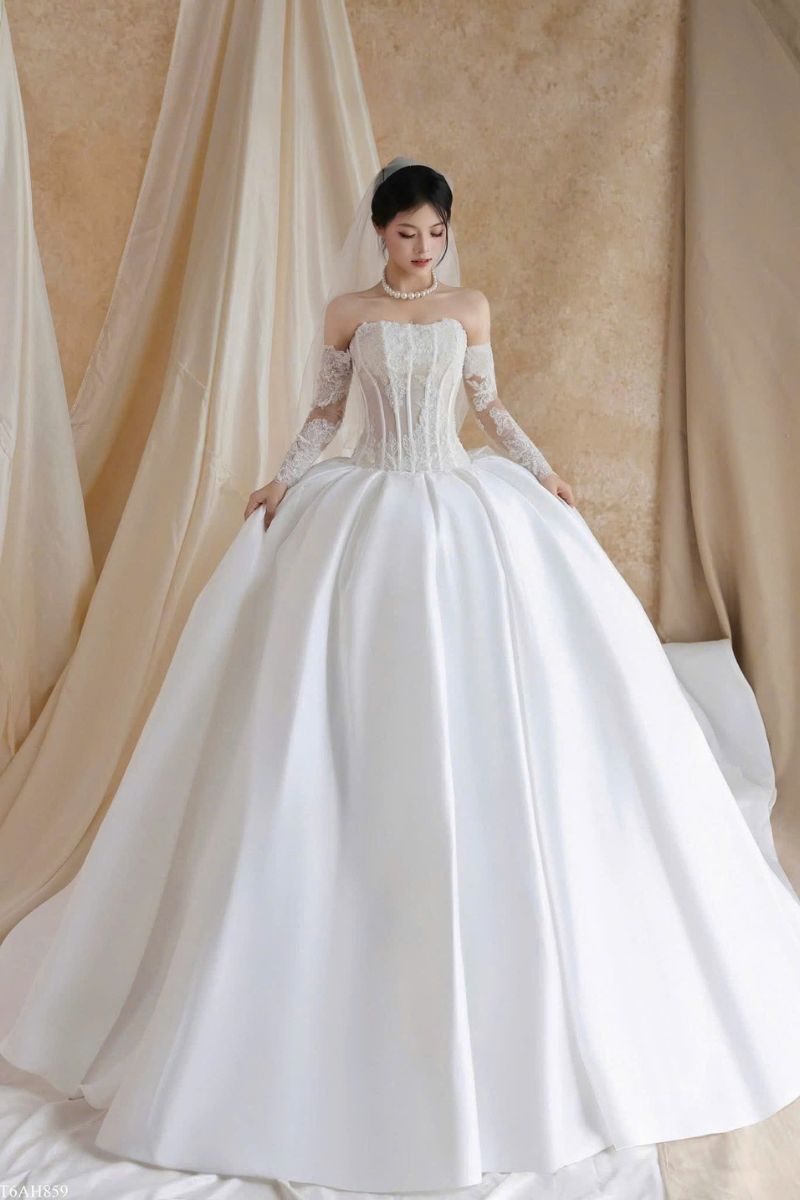 Váy Cưới Công Chúa Đầy Mộng Mơ