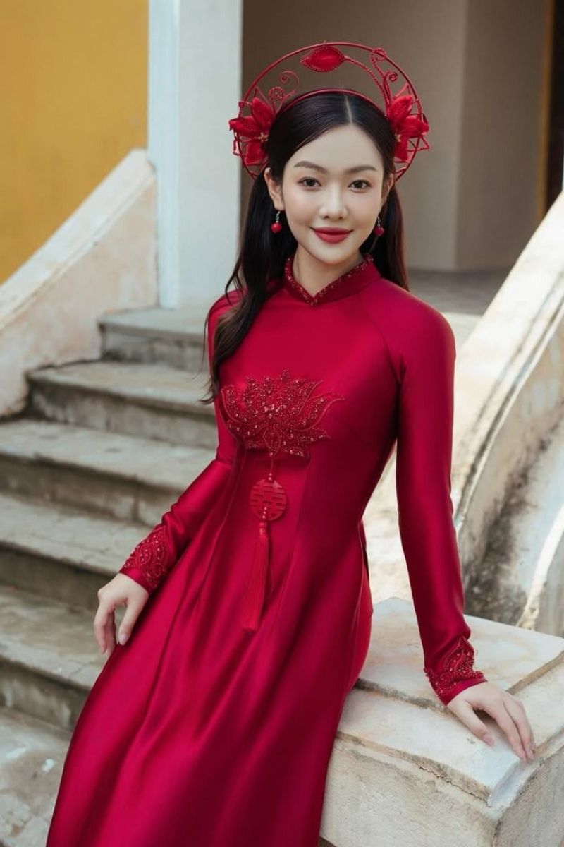 kieu toc mac ao dai cuoi 7